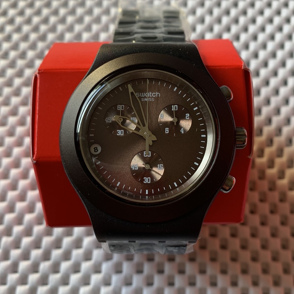 Swatch Watch - FULL BLOODED SMOKY BROWN - SVCC4000AG